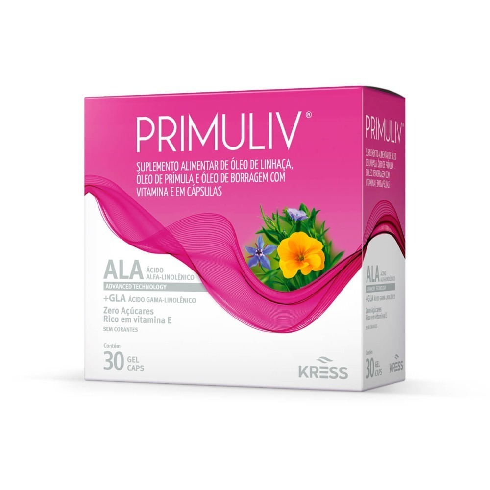 Primuliv | Óleo de Prímula + associações para TPM e menopausa